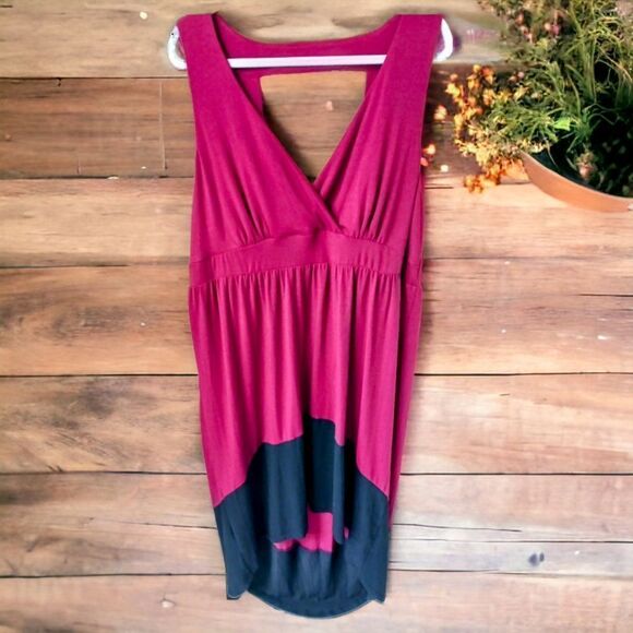 NEW TORRID Plus Size Color Block Hi-Lo Cut-Out Maxi Summer dress 3X - Picture 6 of 15